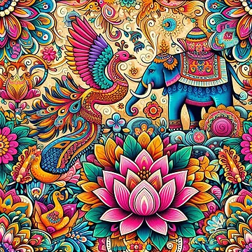 Artwork thumbnail, Indian Pattern Inspired Designs by Rui Fernandes