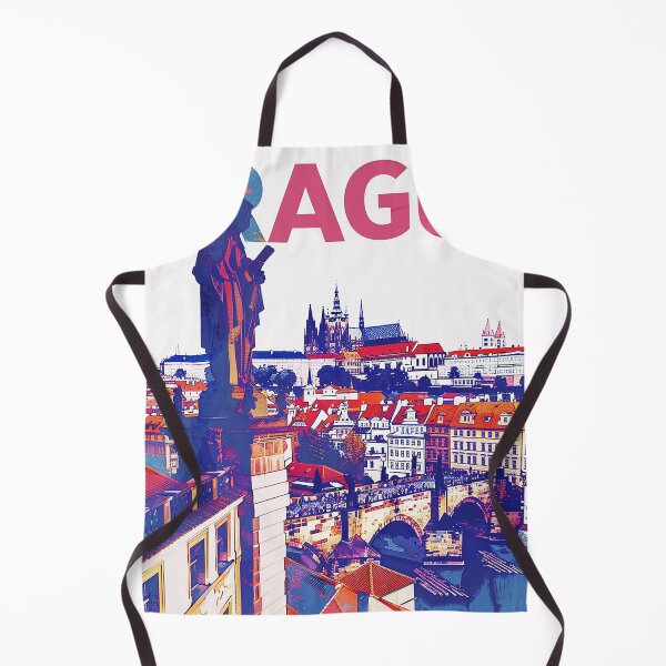 Item preview, Prague Print Prague Vector Art designed and sold by nomiraclehere.