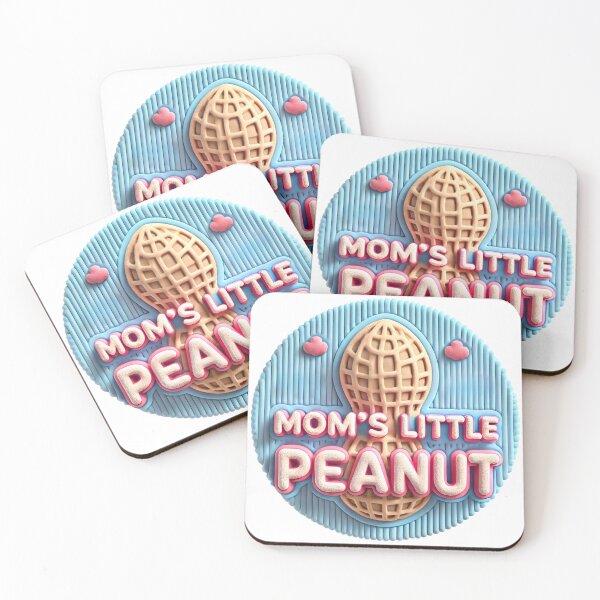 Item preview, Cute Mom's Little Peanut Baby Announcement Design designed and sold by StyLeHi.