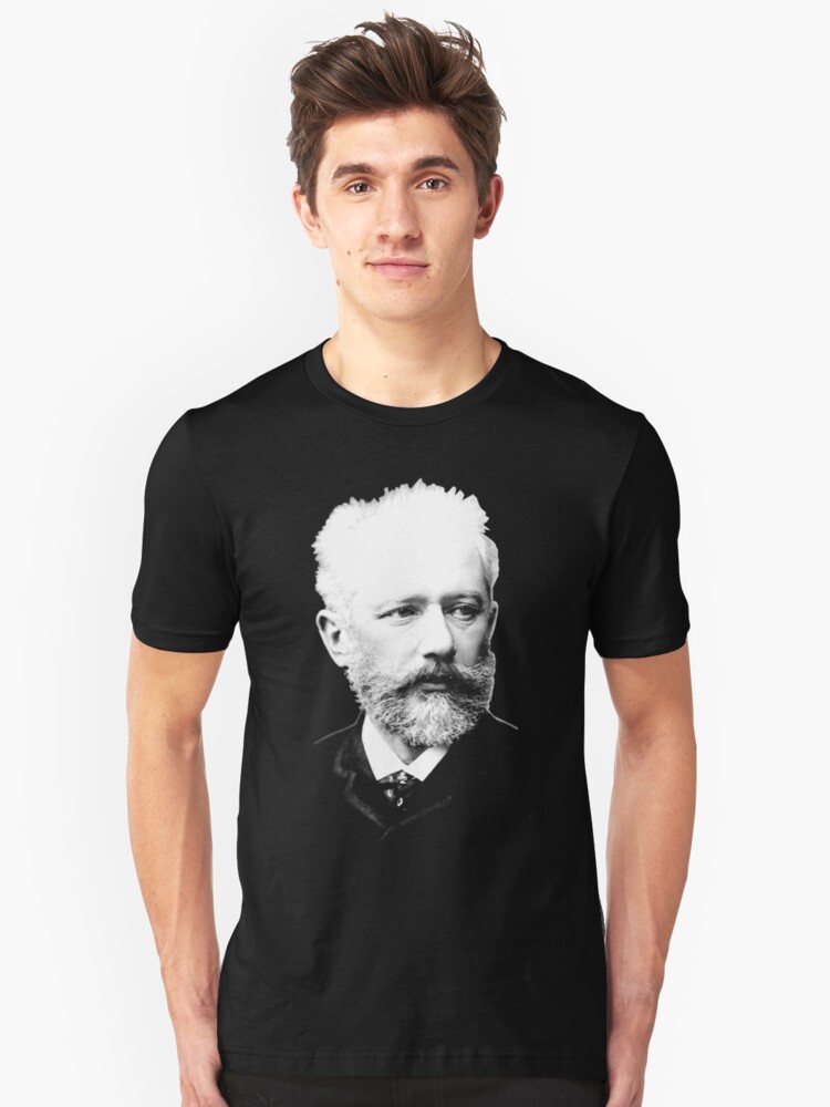 Alternate view of Pyotr Ilyich Tchaikovsky - Great Russian Composer Slim Fit T-Shirt