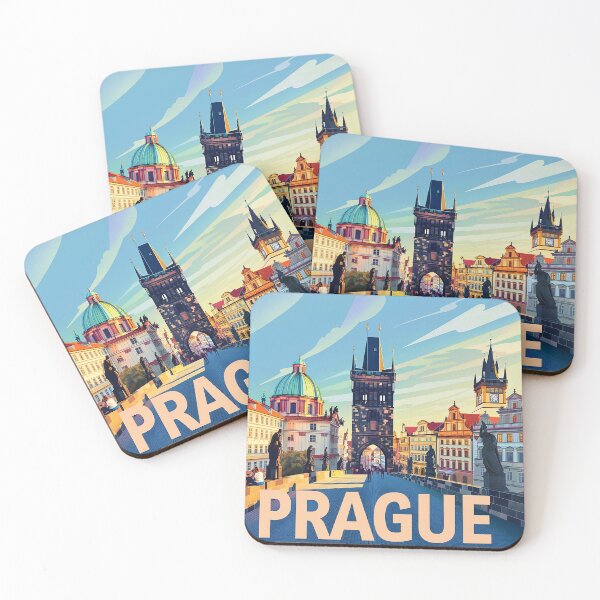 Item preview, Prague Print Prague Vector Art  designed and sold by nomiraclehere.