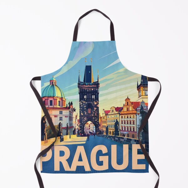 Item preview, Prague Print Prague Vector Art designed and sold by nomiraclehere.