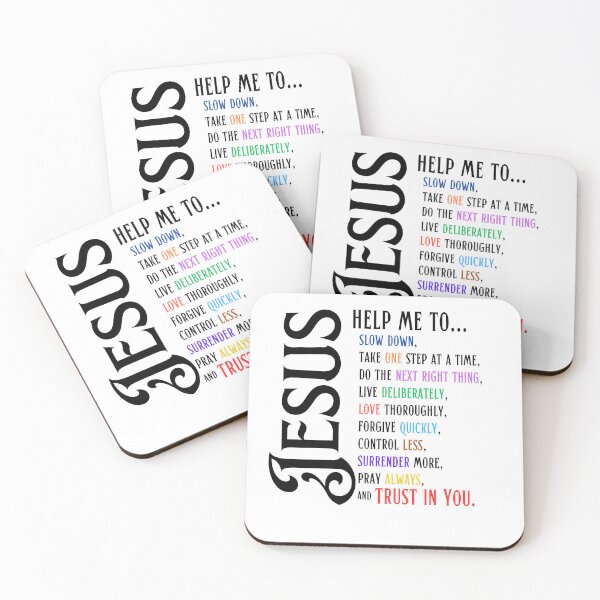 Item preview, Jesus Help Me Trust in You Prayer - Multicolor designed and sold by RoseTreeGifts.