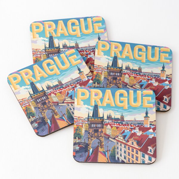 Item preview, Prague Print Prague Vector Art  designed and sold by nomiraclehere.