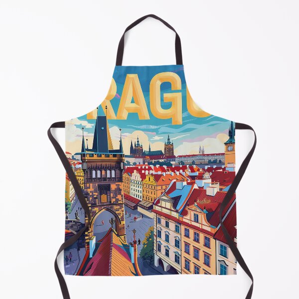 Item preview, Prague Print Prague Vector Art designed and sold by nomiraclehere.