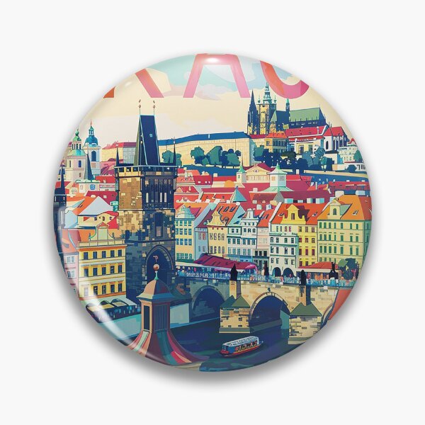 Item preview, Prague Print Prague Vector Art  designed and sold by nomiraclehere.