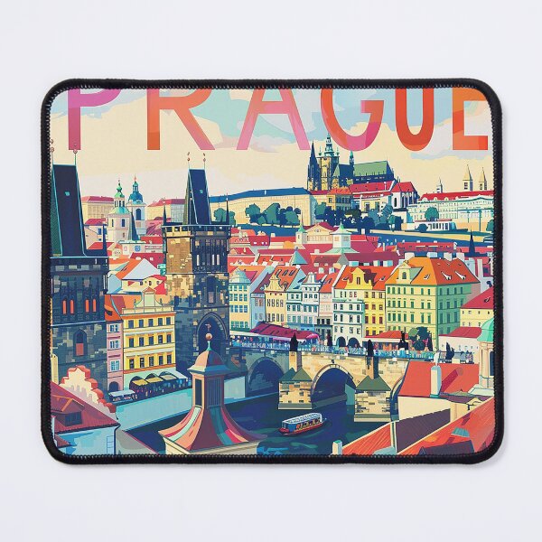 Item preview, Prague Print Prague Vector Art  designed and sold by nomiraclehere.