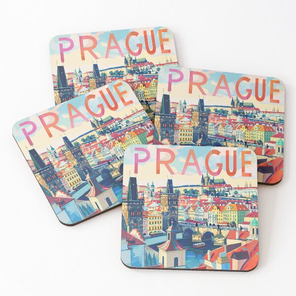 Item preview, Prague Print Prague Vector Art  designed and sold by nomiraclehere.