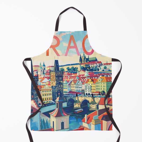Item preview, Prague Print Prague Vector Art designed and sold by nomiraclehere.
