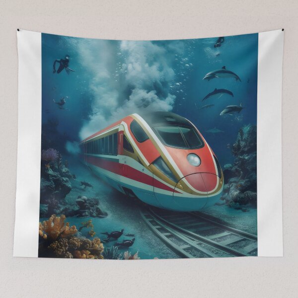 Item preview, Underwater Express. designed and sold by MyHappyArtShop.