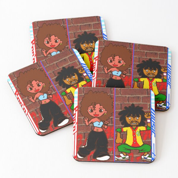 Item preview, OG Pop 'n Music, ポップンミュージック: Uncle jam (ジャムおじさん) & Mary (マリィ) designed and sold by Donny-K.