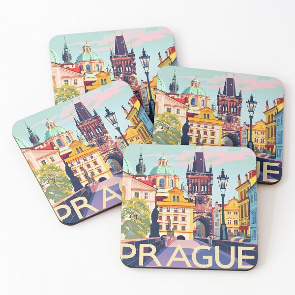 Item preview, Prague Print Prague Vector Art  designed and sold by nomiraclehere.