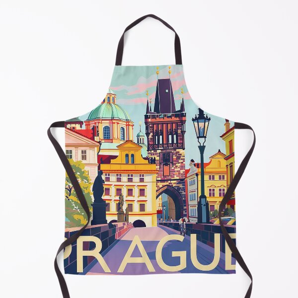 Item preview, Prague Print Prague Vector Art designed and sold by nomiraclehere.