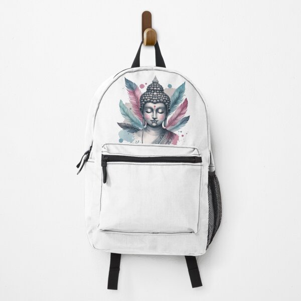 Item preview, buddha with feathers  designed and sold by Art&Yoga -  MiritLevin.