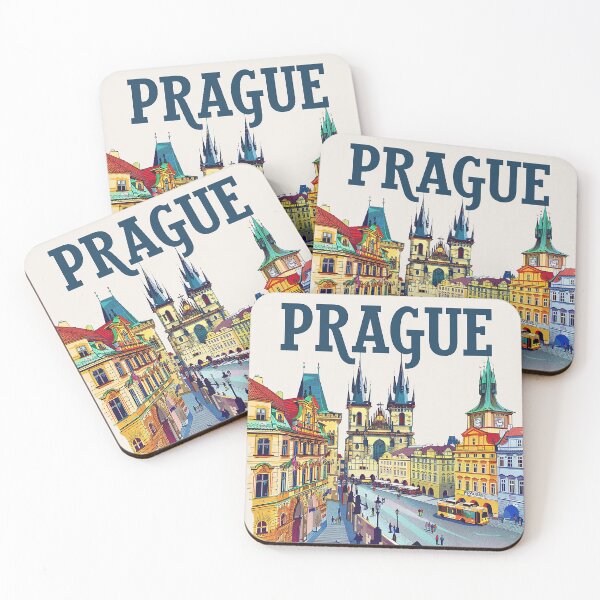 Item preview, Prague Print Prague Vector Art  designed and sold by nomiraclehere.