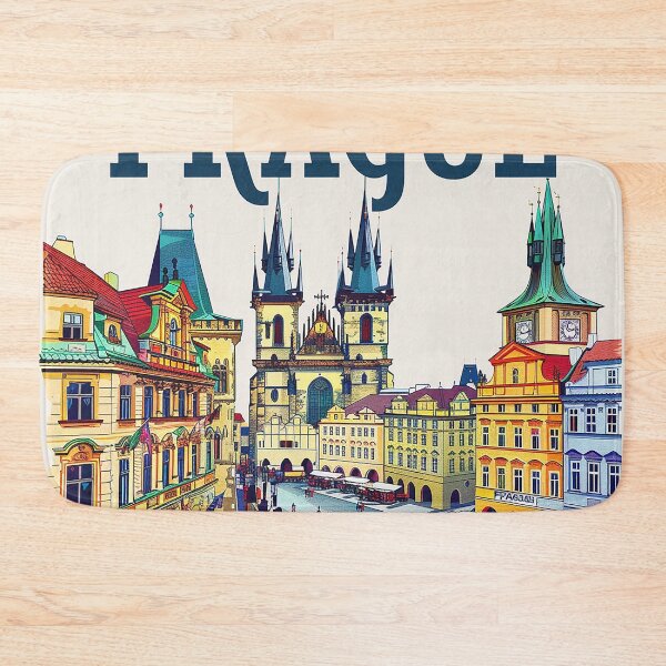 Item preview, Prague Print Prague Vector Art  designed and sold by nomiraclehere.