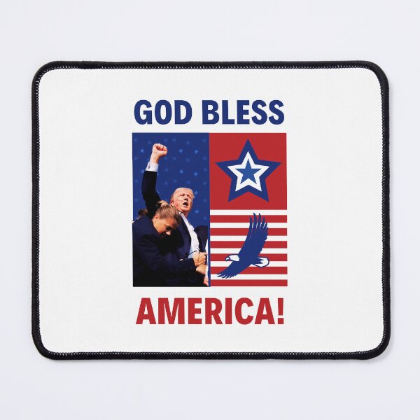 Item preview, Donald Trump 2024 God Bless You - God Bless America designed and sold by VividVista.