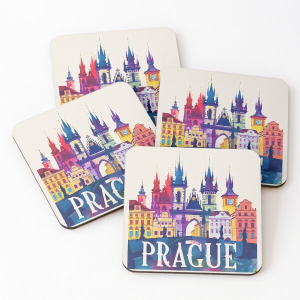 Item preview, Prague Print Prague Vector Art  designed and sold by nomiraclehere.
