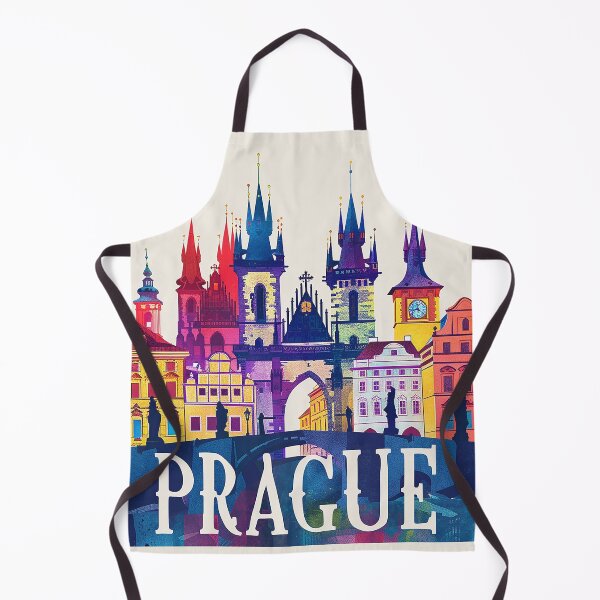 Item preview, Prague Print Prague Vector Art designed and sold by nomiraclehere.