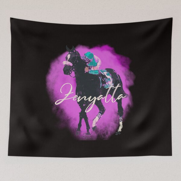Item preview, Zenyatta - Famous Racehorse white lettering designed and sold by Ginny Luttrell.