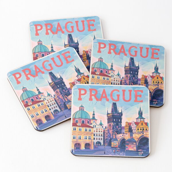 Item preview, Prague Print Prague Vector Art  designed and sold by nomiraclehere.