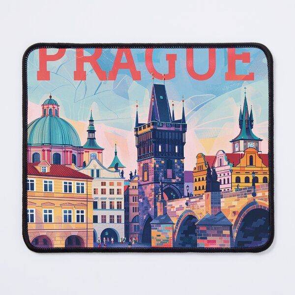 Item preview, Prague Print Prague Vector Art  designed and sold by nomiraclehere.