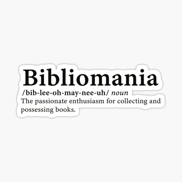 Item preview, Bibliomania: Passion for Book Collecting designed and sold by baucestudio.