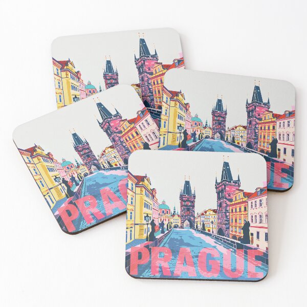 Item preview, Prague Print Prague Vector Art  designed and sold by nomiraclehere.