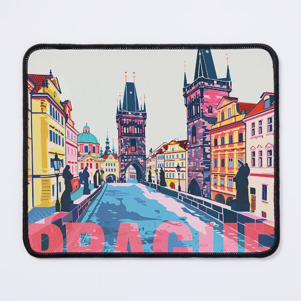 Item preview, Prague Print Prague Vector Art  designed and sold by nomiraclehere.