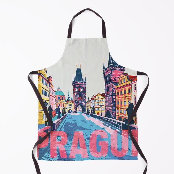 Item preview, Prague Print Prague Vector Art designed and sold by nomiraclehere.