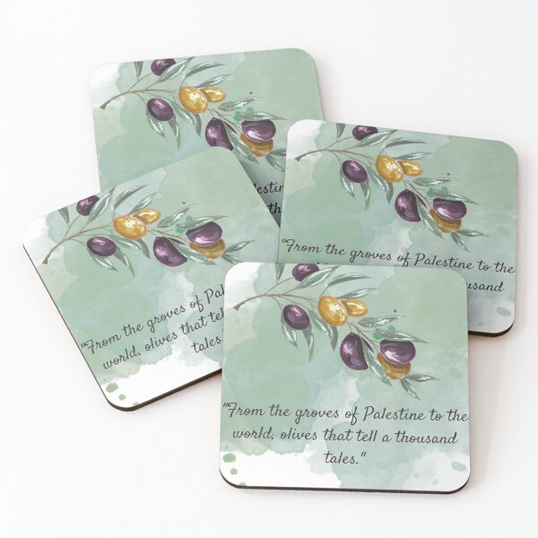 Item preview, Palestine Olives Quote English #2 designed and sold by Barakah Boutique.