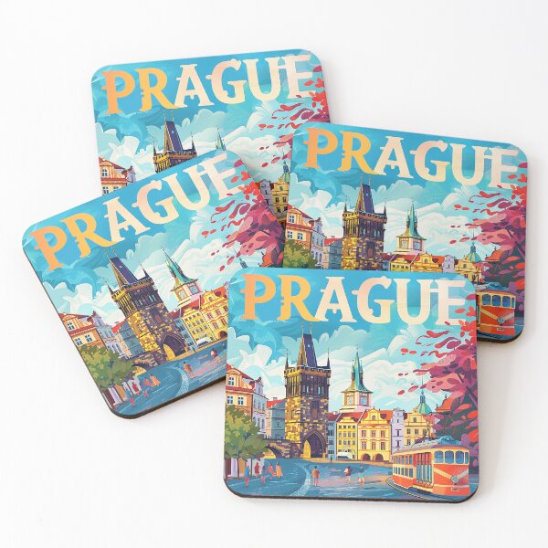 Item preview, Prague Print Prague Vector Art  designed and sold by nomiraclehere.