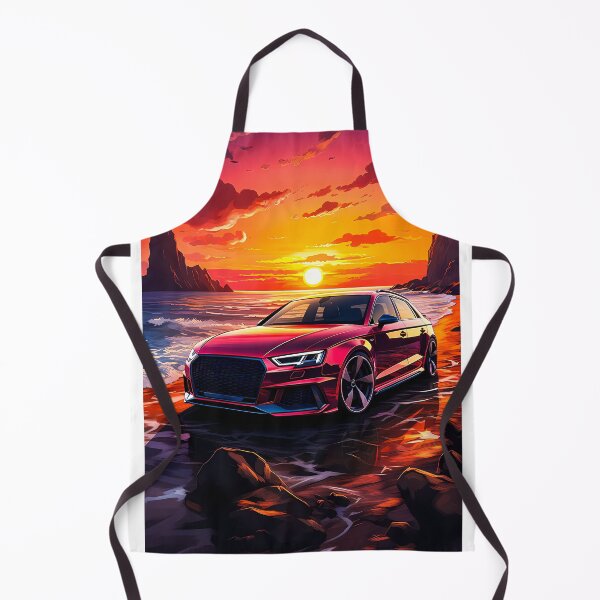 Item preview, Red Audi RS4 Avant at Sunset Beach designed and sold by RevUpDesign.