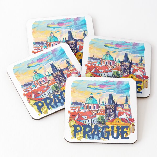 Item preview, Prague Print Prague Vector Art  designed and sold by nomiraclehere.