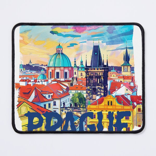 Item preview, Prague Print Prague Vector Art  designed and sold by nomiraclehere.