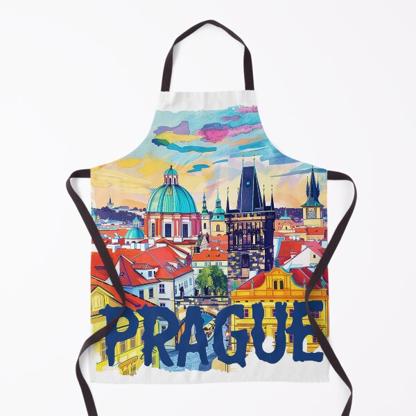 Item preview, Prague Print Prague Vector Art designed and sold by nomiraclehere.