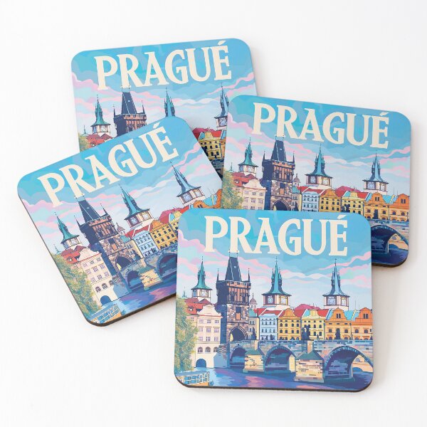 Item preview, Prague Print Prague Vector Art  designed and sold by nomiraclehere.