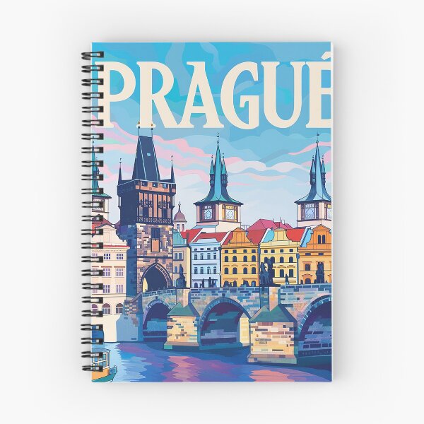 Item preview, Prague Print Prague Vector Art  designed and sold by nomiraclehere.