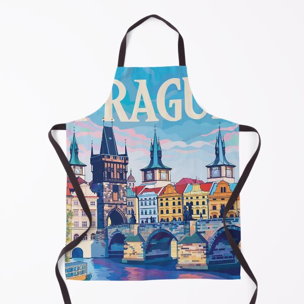 Item preview, Prague Print Prague Vector Art designed and sold by nomiraclehere.