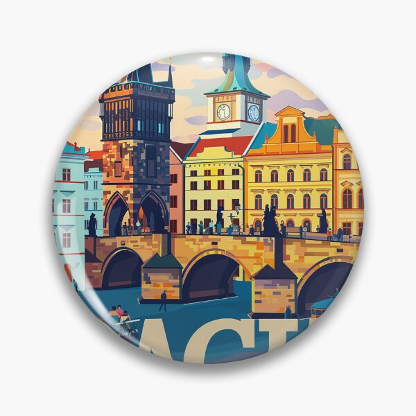 Item preview, Prague Print Prague Vector Art  designed and sold by nomiraclehere.