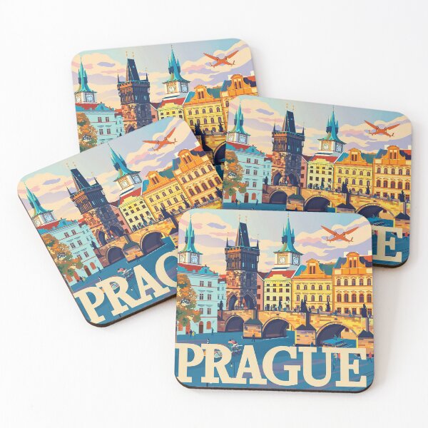 Item preview, Prague Print Prague Vector Art  designed and sold by nomiraclehere.