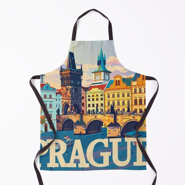 Item preview, Prague Print Prague Vector Art designed and sold by nomiraclehere.