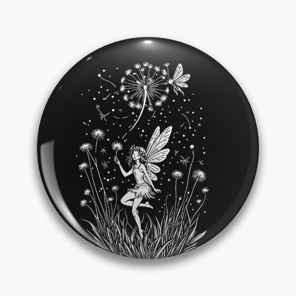 Item preview,  Vintage look - sweet little fairy with a dandelion  designed and sold by Invisible-Cult.