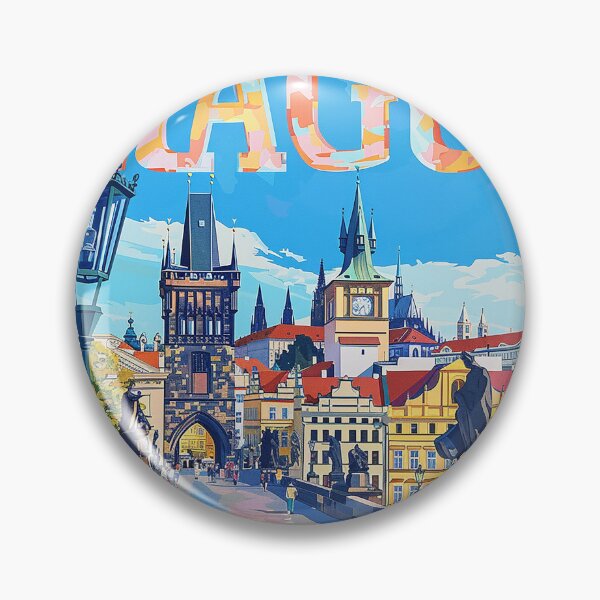 Item preview, Prague Print Prague Vector Art  designed and sold by nomiraclehere.