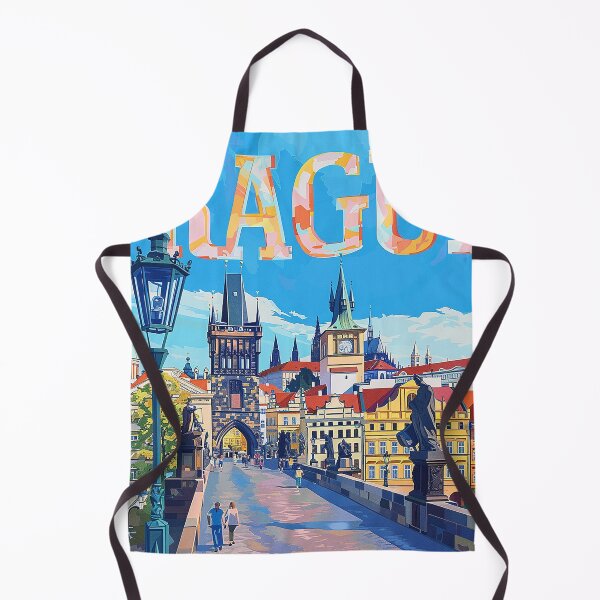 Item preview, Prague Print Prague Vector Art designed and sold by nomiraclehere.
