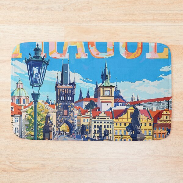 Item preview, Prague Print Prague Vector Art  designed and sold by nomiraclehere.