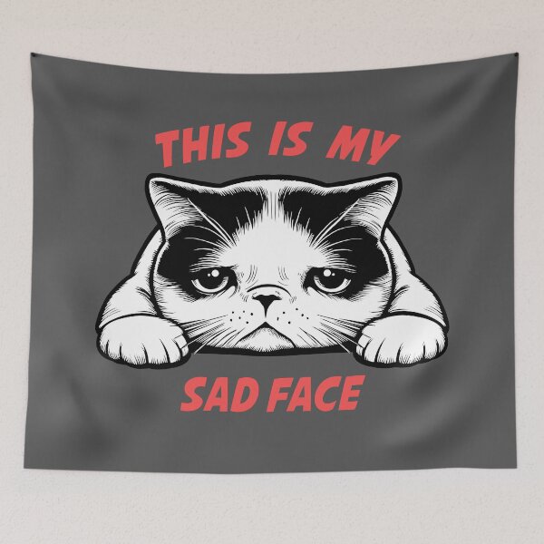 Item preview, This Is My Sad Face designed and sold by rogue-design.
