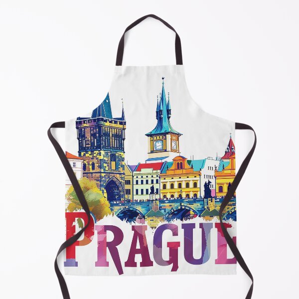 Item preview, Prague Print Prague Vector Art designed and sold by nomiraclehere.