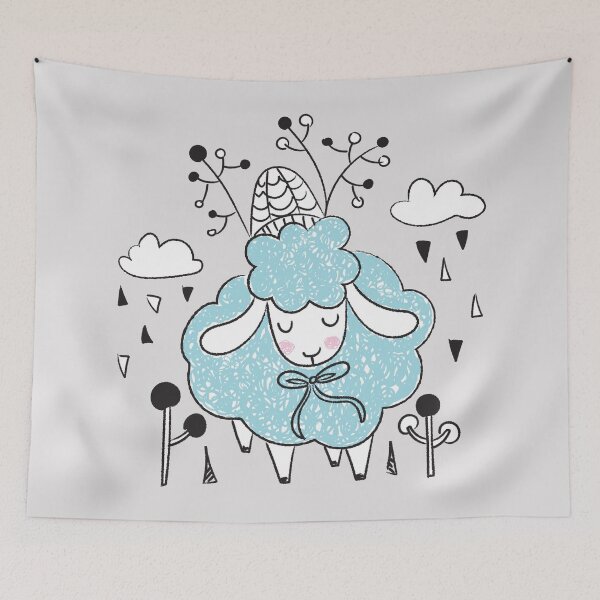 Item preview, Blue sheep designed and sold by JJLynnDesign.