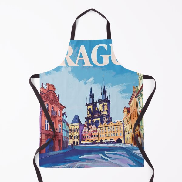 Item preview, Prague Print Prague Vector Art designed and sold by nomiraclehere.